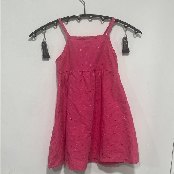 Adorable Pink Button-Front Kids Dress - Picture 4 of 4
